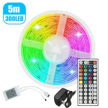 32ft Color-Changing LED Strip Lights with Remote – Mood Lighting for Rooms, TVs, & Parties