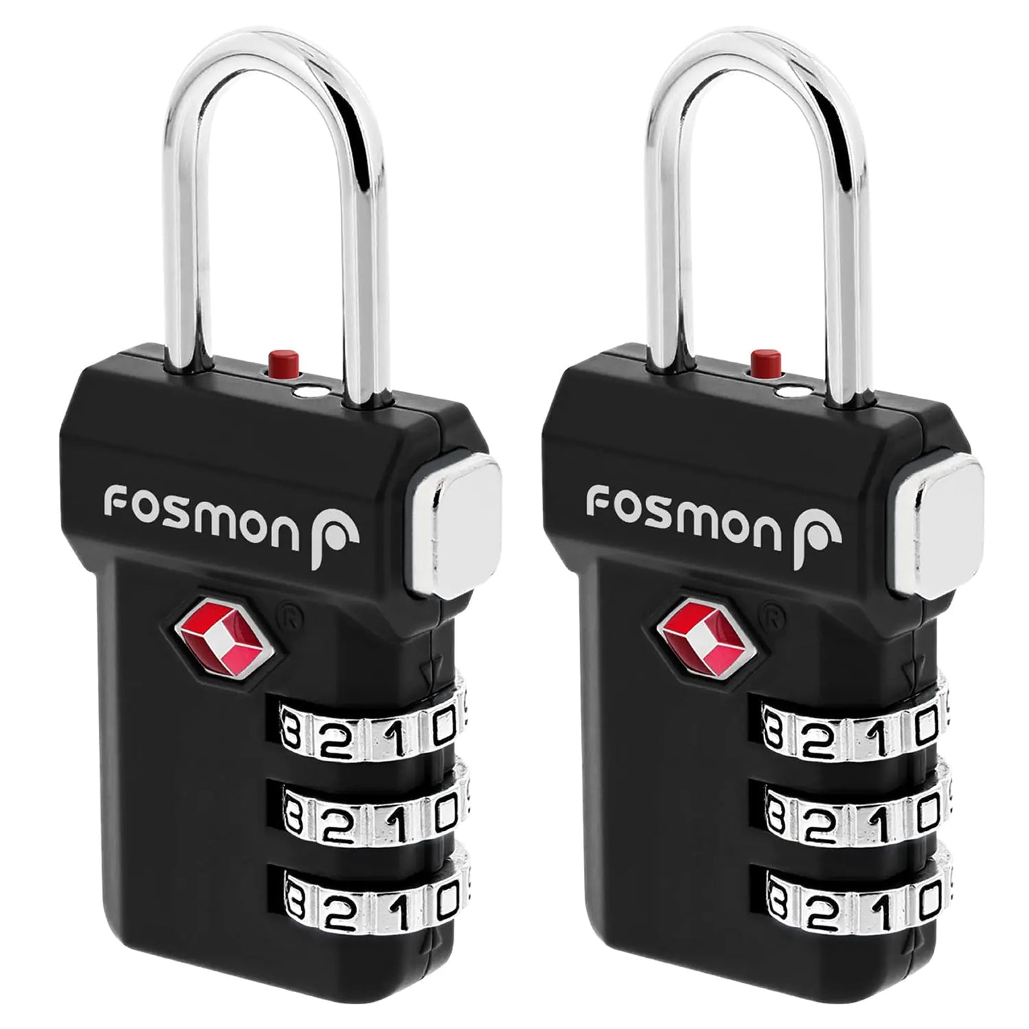 Fosmon TSA-Approved Luggage Lock – Secure Travel Combo Lock for Suitcases & Bags
