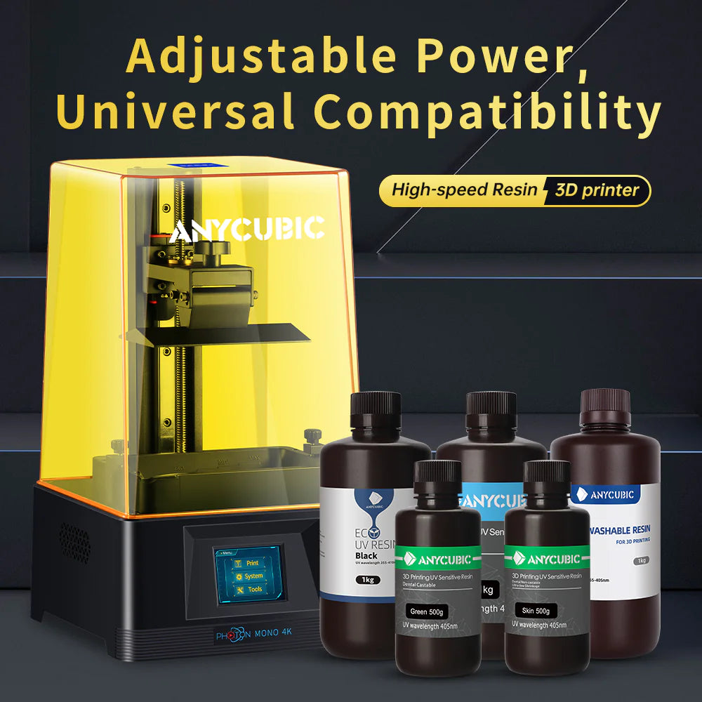 High-Speed Desktop 3D Printer with 4K Precision for Home Use