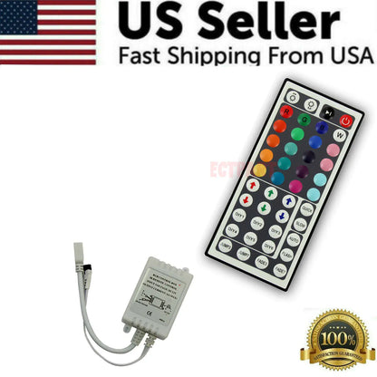 32ft Color-Changing LED Strip Lights with Remote – Mood Lighting for Rooms, TVs, & Parties